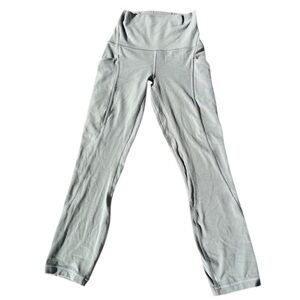 Lululemon Align High Rise Crop with
Pockets- size 0